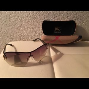 Gucci Sunglasses Rimless Gradient Horsebit Accent